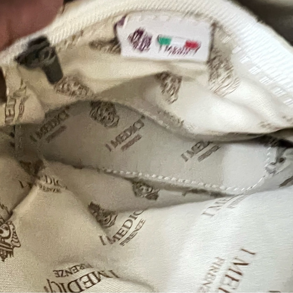 I MEDICI FIRENZE RARE NWT BURGUNDY LEATHER BAG - Made in Italy - Picture 8 of 11